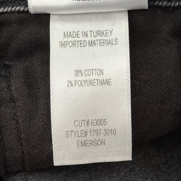 NWT Citizens Of Humanity Washed Black Emerson Slim Fit Boyfriend Denim Jeans - Picture 7 of 8